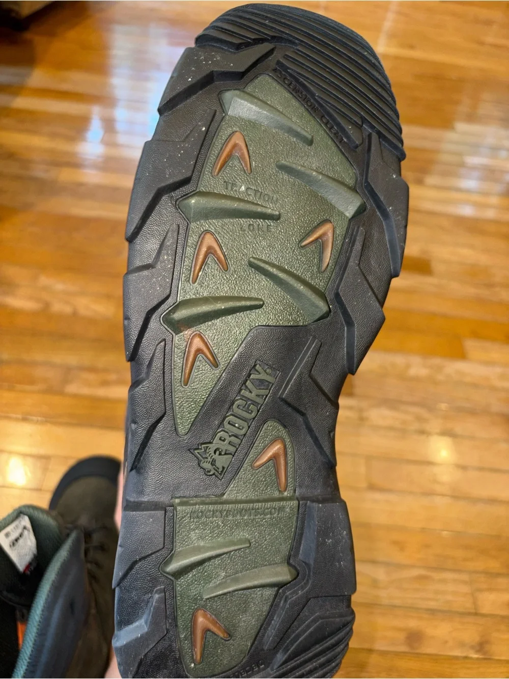 Rocky Blizzard Stalker Olive and Black Men's Waterproof Boots. Size 13M.
